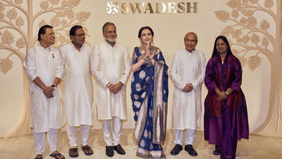 Nita Ambani Champions Indian Artisans At ‘Swadesh’, Showcases Heritage | India News