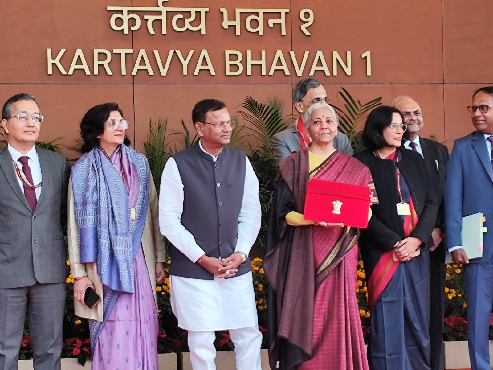 FM Nirmala Sitharaman Budget 2026 saree FM Nirmala Sitharaman Budget 2026 saree